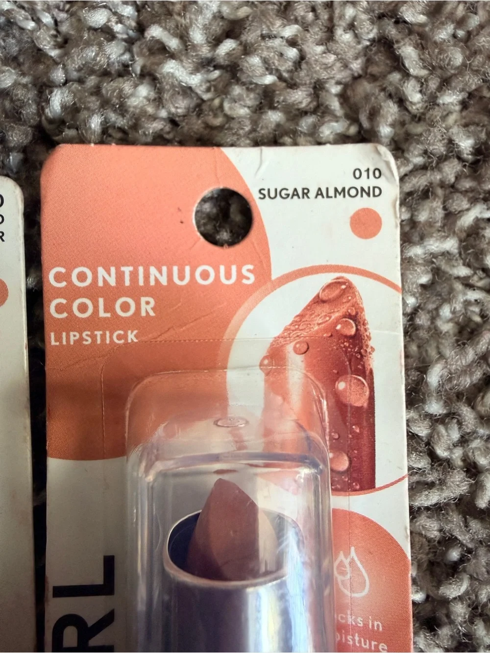 COVERGIRL Continuous Color Lipstick - 010 Sugar Almond/shimmer - 1 per order